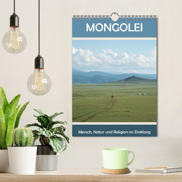Produktbild: Mongolei - Mensch, Natur und Religion im Einklang (Wandkalender 2026 DIN A4 hoch), CALVENDO Monatskalender