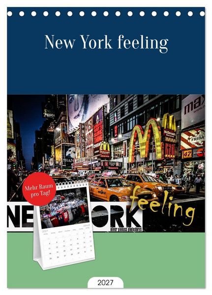 Produktbild: Tischplaner 2027 - New York feeling (A5 Tischkalender zum Aufstellen) CALVENDO