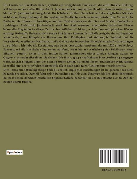 Produktbild: Die Hanse und England