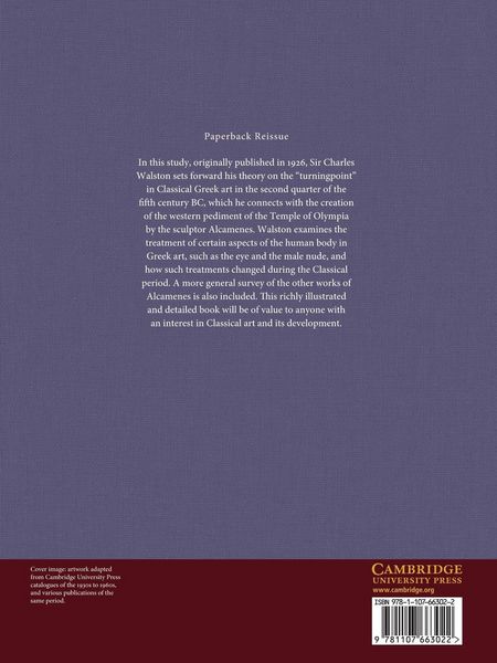 Produktbild: Alcamenes and the Establishment of the Classical Type in Greek Art