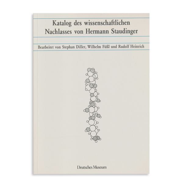 Produktbild: Katalog des wissenschaftlichen Nachlasses von Hermann Staudinger