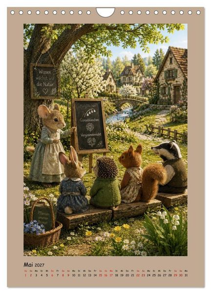 Produktbild: Das kleine Walddorf (Wandkalender 2027 DIN A4 hoch), CALVENDO Monatskalender