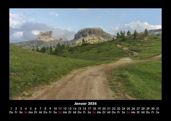 Produktbild: Berge 2026 Fotokalender DIN A3