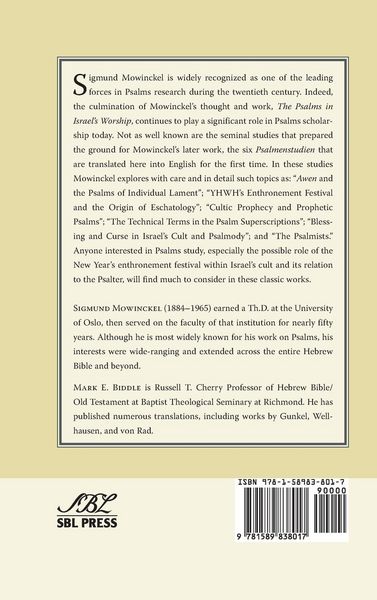 Produktbild: Psalm Studies, Volume 1