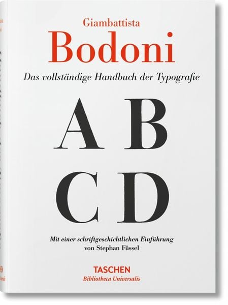 Produktbild: Giambattista Bodoni. Das vollständige Handbuch der Typografie