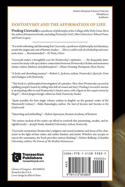 Produktbild: Dostoevsky and the Affirmation of Life