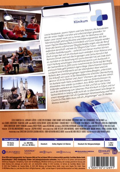Produktbild: In aller Freundschaft - Die Krankenschwestern - Staffel 2/Folgen 09-16 [3 DVDs]