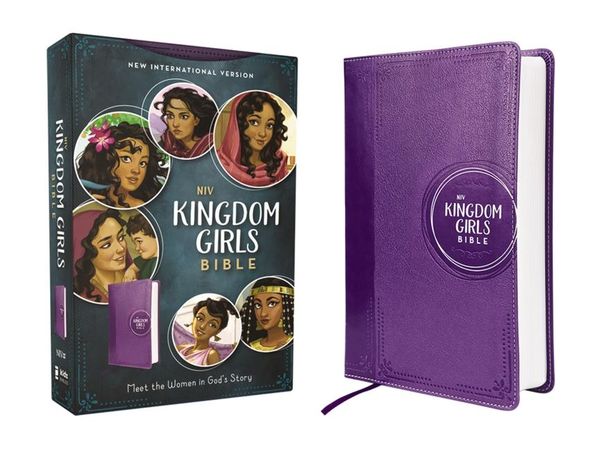 Produktbild: Niv, Kingdom Girls Bible, Full Color, Leathersoft, Purple, Comfort Print