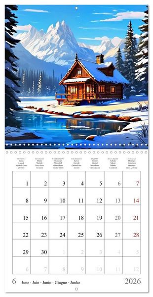 Produktbild: Bilkova, H: Magic Forest - Vacation (Wall Calendar 2026 12 &times;