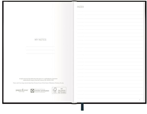 Produktbild: Paper&you Notizbuch liniert A5+