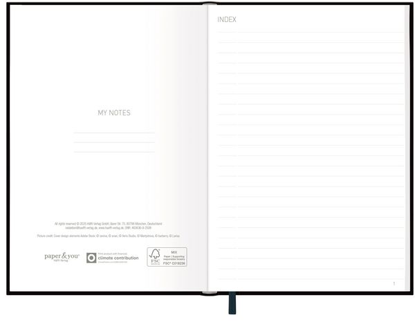 Produktbild: paper&you Notizbuch liniert A5+