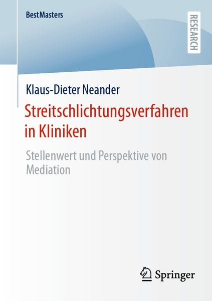 Produktbild: Streitschlichtungsverfahren in Kliniken