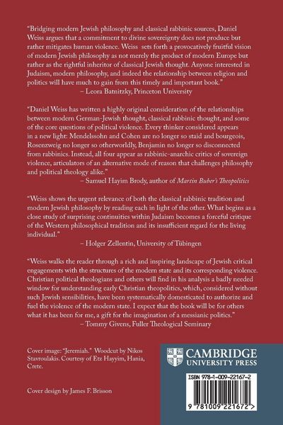 Produktbild: Modern Jewish Philosophy and the Politics of Divine Violence