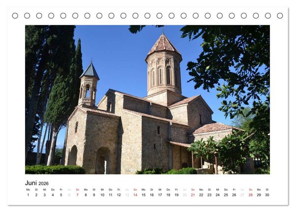 Produktbild: GEORGIEN 2026 (Tischkalender 2026 DIN A5 quer), CALVENDO Monatskalender