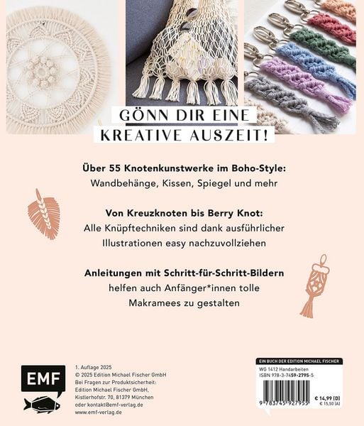 Produktbild: Makramee &ndash; Die gro&szlig;e Projektsammlung mit &uuml;ber 55 Anleitungen
