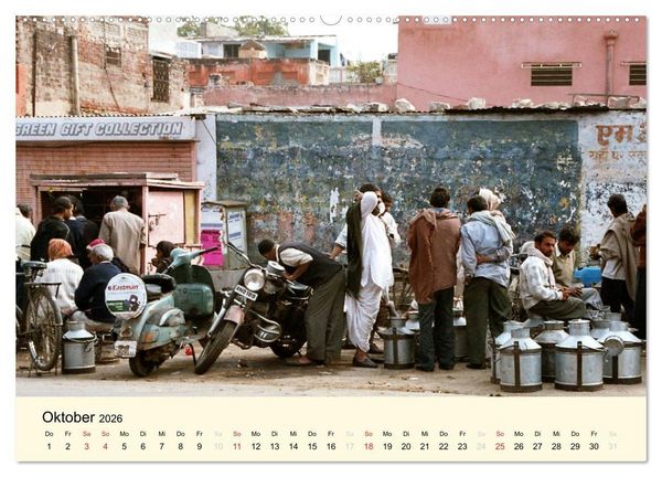 Produktbild: Alltagsleben in Indien (hochwertiger Premium Wandkalender 2026 DIN A2 quer), Kunstdruck in Hochglanz