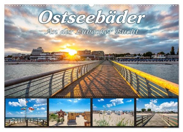 Produktbild: Ostseeb&auml;der an der L&uuml;becker Bucht (Wandkalender 2026 DIN A2 quer), CALVENDO Monatskalender