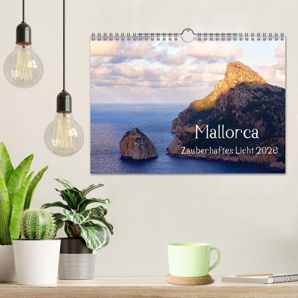 Produktbild: Mallorca Zauberhaftes Licht (Wandkalender 2026 DIN A4 quer), CALVENDO Monatskalender