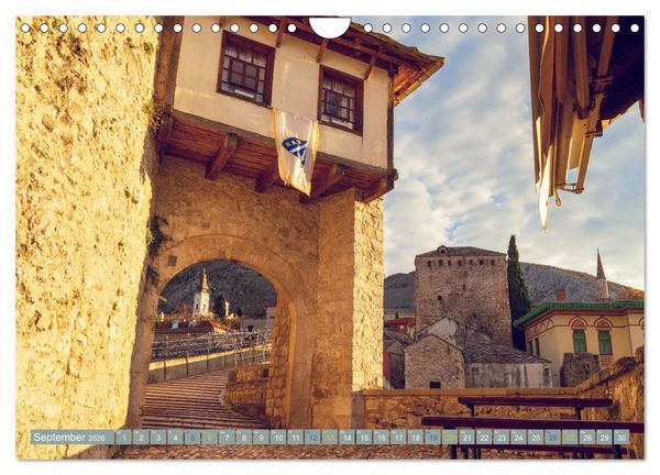 Produktbild: Die Altstadt von Mostar (Wandkalender 2026 DIN A4 quer), CALVENDO Monatskalender