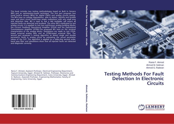 Produktbild: Testing Methods For Fault Detection In Electronic Circuits