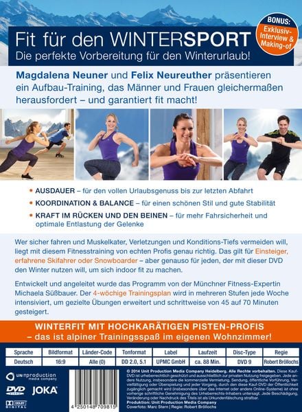 Produktbild: Fit f&uuml;r den Wintersport mit Magdalena Neuner und Felix Neureuther