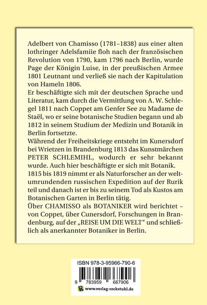 Produktbild: Adelbert von Chamisso, Peter Schlemihl und die Botanik