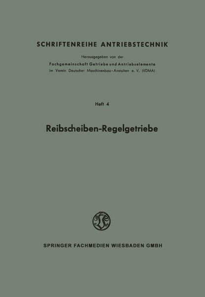 Produktbild: Reibscheiben-Regelgetriebe