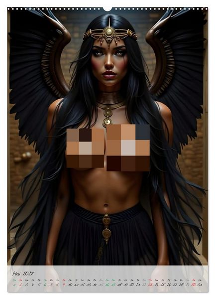 Produktbild: G&ouml;ttinnen der &Auml;gypter (hochwertiger Premium Wandkalender 2027 DIN A2 hoch), Kunstdruck in Hochglanz