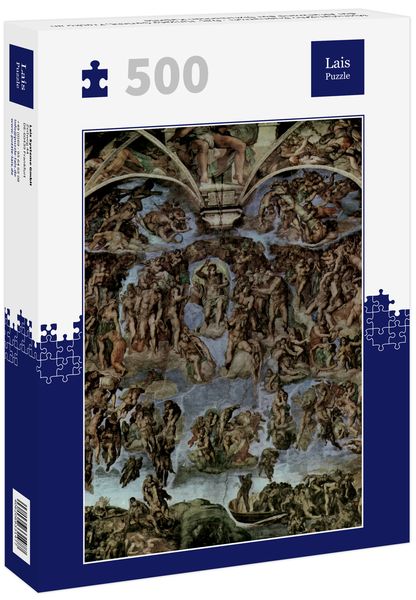 Lais Puzzle Michelangelo Buonarroti - Das Jüngste Gericht, Fresko an der Altarwand der Sixtinischen Kapelle 500 Teile