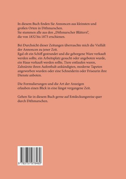 Produktbild: Dithmarscher Annoncen 1832 - 1873