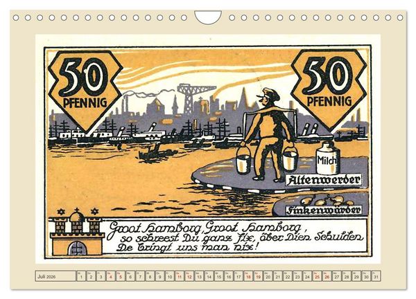 Produktbild: Gru&szlig; aus Finkenwerder (Wandkalender 2026 DIN A4 quer), CALVENDO Monatskalender