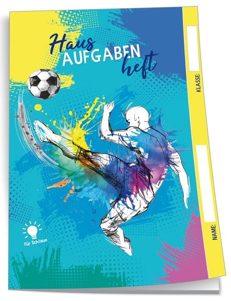 Trötsch Hausaufgabenheft für Schlaue Fußball