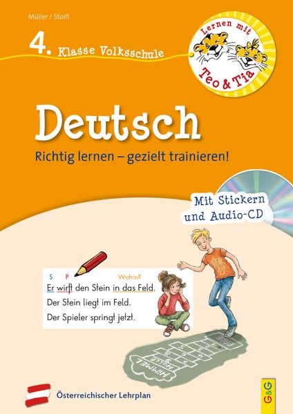 Produktbild: Lernen mit Teo und Tia Deutsch &ndash; 4. Klasse Volksschule mit CD