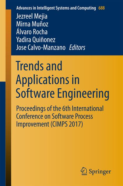 Produktbild: Trends and Applications in Software Engineering