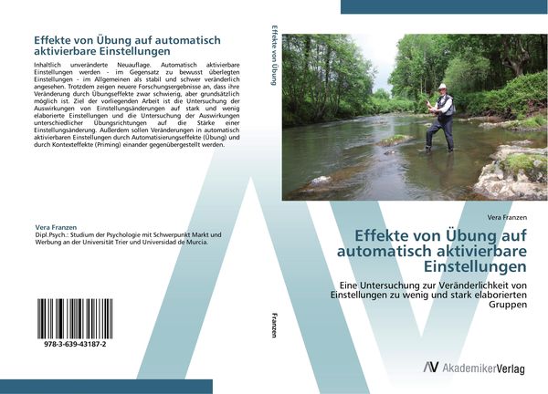 Produktbild: Effekte von &Uuml;bung auf automatisch aktivierbare Einstellungen