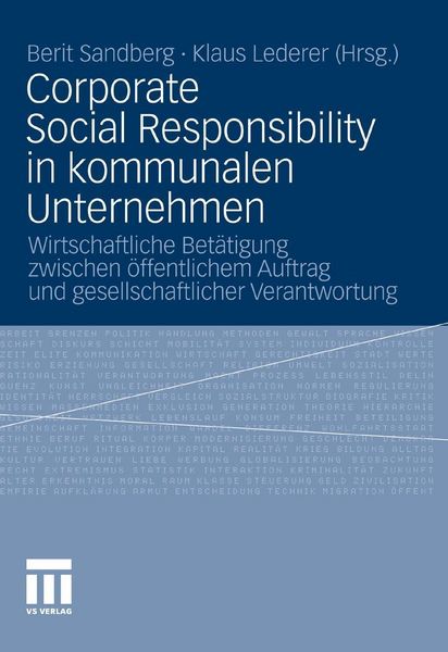 Produktbild: Corporate Social Responsibility in kommunalen Unternehmen