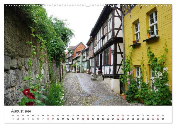 Produktbild: Weltkulturerbe Quedlinburg (Wandkalender 2026 DIN A2 quer), CALVENDO Monatskalender