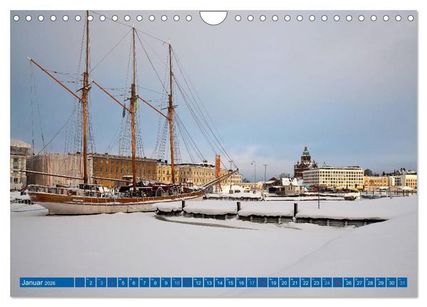 Produktbild: Helsinki - Die lebenswerteste Stadt der Welt (Wandkalender 2026 DIN A4 quer), CALVENDO Monatskalender