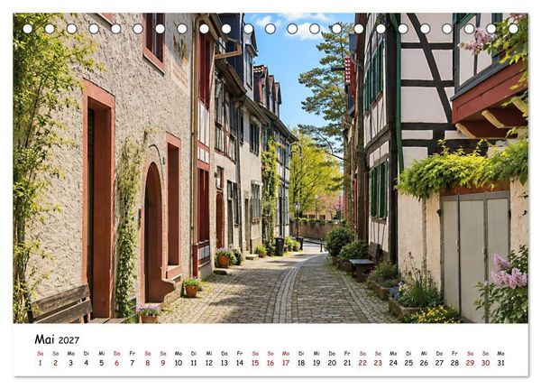 Produktbild: Gelnhausen Stadt (Tischkalender 2027 DIN A5 quer), CALVENDO Monatskalender