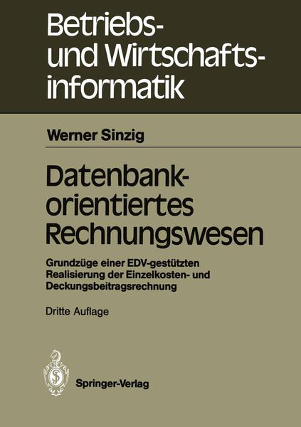 Produktbild: Datenbankorientiertes Rechnungswesen