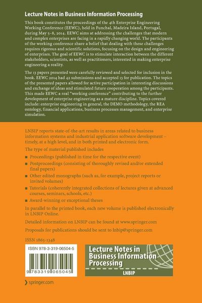 Produktbild: Advances in Enterprise Engineering VIII