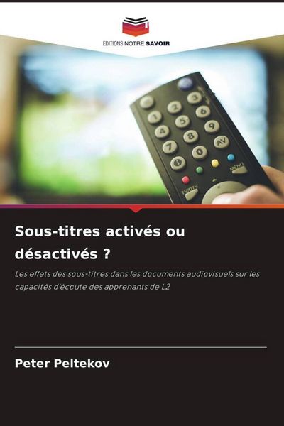 Produktbild: Sous-titres activ&eacute;s ou d&eacute;sactiv&eacute;s ?