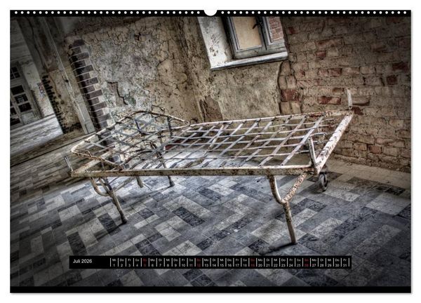 Produktbild: Lost Places, Vergessene Orte / AT-Version (Wandkalender 2026 DIN A2 quer), CALVENDO Monatskalender