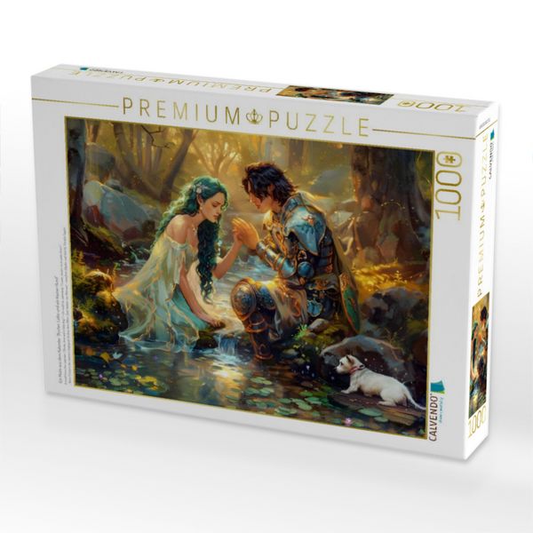 Produktbild: CALVENDO Puzzle Ein Motiv aus dem Kalender "B&uuml;cher, Liebe und ein kleiner Hund" | 1000 Teile Lege-Gr&ouml;&szlig;e 64x48cm Foto-Puzzle f&uuml;r gl&uuml;ckliche Stunden