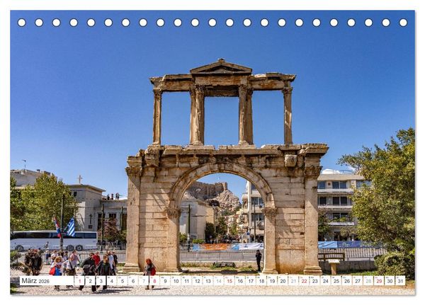 Produktbild: Griechenland - Athen (Tischkalender 2026 DIN A5 quer), CALVENDO Monatskalender