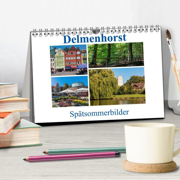Produktbild: Delmenhorst Sp&auml;tsommerbilder (Tischkalender 2026 DIN A5 quer), CALVENDO Monatskalender