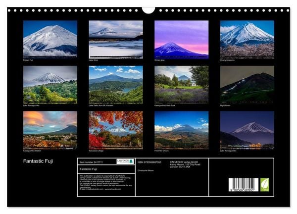 Produktbild: Fantastic Fuji (Wall Calendar 2027 DIN A3 landscape), CALVENDO 12 Month Wall Calendar