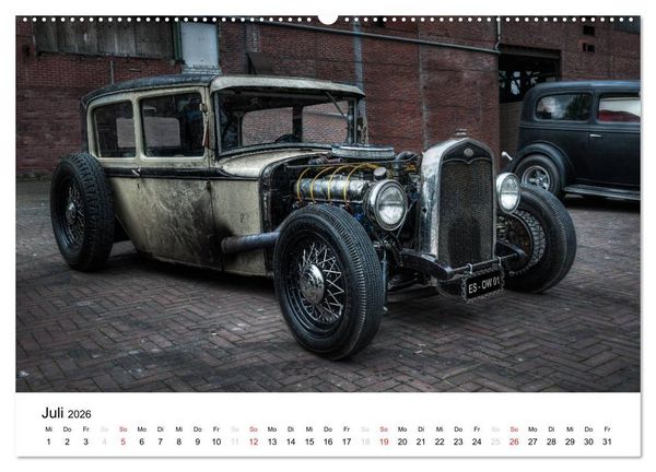 Produktbild: Custom Cars - M&auml;nnertr&auml;ume werden wahr (hochwertiger Premium Wandkalender 2026 DIN A2 quer), Kunstdruck in Hochglanz