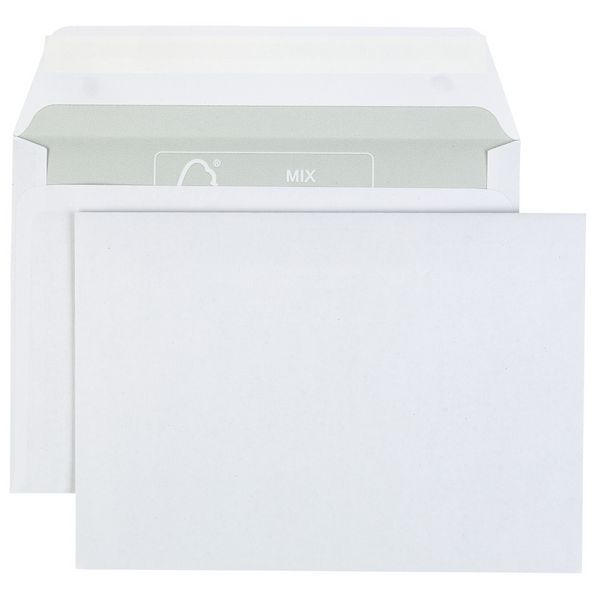 Produktbild: Idena Briefumschl&auml;ge 75g/m&sup2; haftklebend ohne Fenster wei&szlig; DIN C6 25 St&uuml;ck