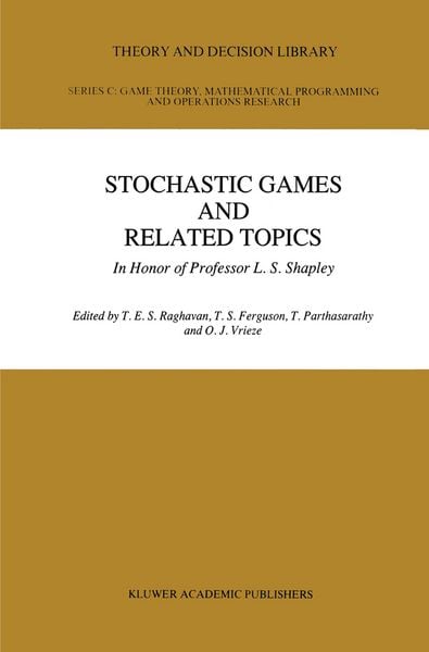 Produktbild: Stochastic Games And Related Topics